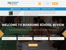 Tablet Screenshot of boardingschoolreview.com